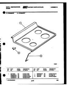 03 - Cooktop Parts parts for Frigidaire Range KF460GDH6 from AppliancePartsPros.com