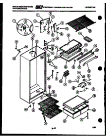 03 - Cabinet Parts parts for Frigidaire Refrigerator RT164HCW0 from AppliancePartsPros.com