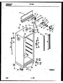 03 - Cabinet Parts parts for Frigidaire Refrigerator RT175SCD1 from AppliancePartsPros.com