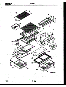 04 - Shelves And Supports parts for Frigidaire Refrigerator RT175SCD1 from AppliancePartsPros.com