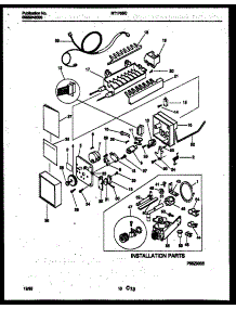06 - Ice Maker And Installation Parts parts for Frigidaire Refrigerator RT175SCD1 from AppliancePartsPros.com