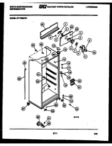 03 - Cabinet Parts parts for Frigidaire Refrigerator RT175MCH1 from AppliancePartsPros.com