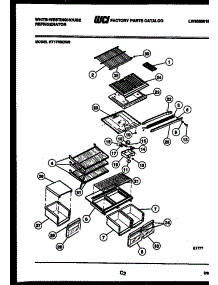 04 - Shelves And Supports parts for Frigidaire Refrigerator RT176MCV0 from AppliancePartsPros.com