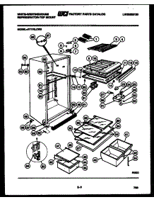 03 - Cabinet Parts parts for Frigidaire Refrigerator RT176LCF0 from AppliancePartsPros.com
