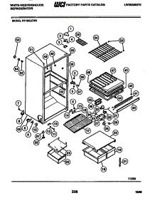 03 - Shelves parts for Frigidaire Refrigerator RT194LCDO from AppliancePartsPros.com