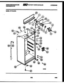03 - Cabinet Parts parts for Frigidaire Refrigerator RT216JCF3 from AppliancePartsPros.com