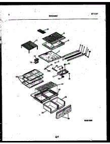 05 - Shelves And Supports parts for Frigidaire Refrigerator RT173MCW1 from AppliancePartsPros.com