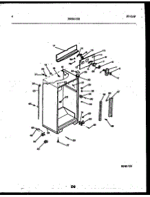 03 - Cabinet Parts parts for Frigidaire Refrigerator RT196PCD0 from AppliancePartsPros.com