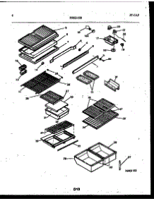 05 - Shelves And Supports parts for Frigidaire Refrigerator RT196PCD0 from AppliancePartsPros.com