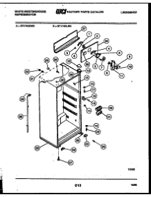 03 - Cabinet Parts parts for Frigidaire Refrigerator RT174NLV2 from AppliancePartsPros.com