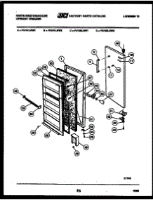 03 - Cabinet Parts parts for Frigidaire Refrigerator RT174LCF0 from AppliancePartsPros.com