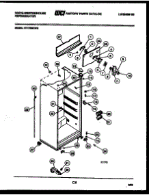 03 - Cabinet Parts parts for Frigidaire Refrigerator RT175MCD0 from AppliancePartsPros.com