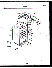 03 - Cabinet Parts parts for Frigidaire Refrigerator RT185NCD0 from AppliancePartsPros.com