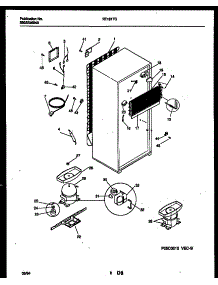 05 - System And Automatic Defrost Parts parts for Frigidaire Refrigerator RT181TCW0 from AppliancePartsPros.com