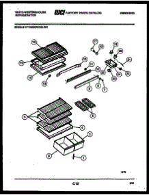 04 - Shelves And Supports parts for Frigidaire Refrigerator RT192GLDC from AppliancePartsPros.com