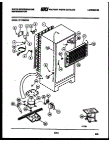 05 - System And Automatic Defrost Parts parts for Frigidaire Refrigerator RT175MCW0 from AppliancePartsPros.com