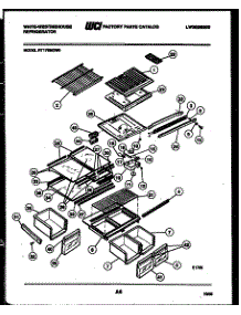 04 - Shelves And Supports parts for Frigidaire Refrigerator RT179MCD0 from AppliancePartsPros.com