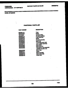 04 - Door Parts parts for Frigidaire Range KF590HDW7 from AppliancePartsPros.com