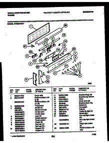 07 - Drawer Parts parts for Frigidaire Range KF590HDW7 from AppliancePartsPros.com