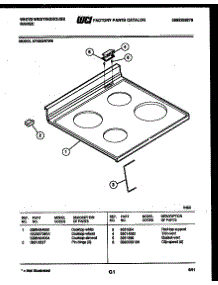 03 - Cooktop Parts parts for Frigidaire Range KF590HDW6 from AppliancePartsPros.com