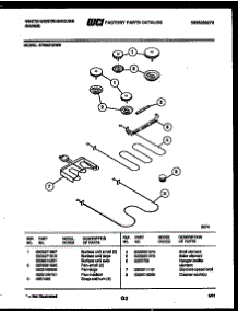 05 - Broiler Parts parts for Frigidaire Range KF590HDW6 from AppliancePartsPros.com