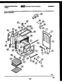 06 - Body Parts parts for Frigidaire Range KF590HDW6 from AppliancePartsPros.com