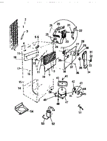 04 - Cooling System parts for Frigidaire Refrigerator RT217JCH0 from AppliancePartsPros.com