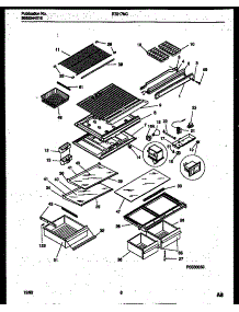 05 - Shelves And Supports parts for Frigidaire Refrigerator RT217NCW1 from AppliancePartsPros.com
