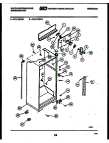 03 - Cabinet Parts parts for Frigidaire Refrigerator RT217MCW4 from AppliancePartsPros.com