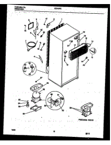 07 - System And Automatic Defrost Parts parts for Frigidaire Refrigerator RT219PCW1 from AppliancePartsPros.com