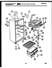 03 - Cabinet Parts parts for Frigidaire Refrigerator RT192GLVA from AppliancePartsPros.com