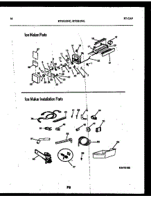 08 - Ice Maker And Installation Parts parts for Frigidaire Refrigerator RTG215NLD1 from AppliancePartsPros.com