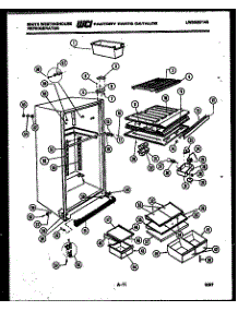 03 - Cabinet Parts parts for Frigidaire Refrigerator RT195KCV0 from AppliancePartsPros.com
