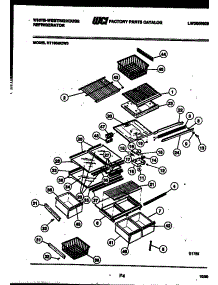 04 - Shelves And Supports parts for Frigidaire Refrigerator RT195MCW0 from AppliancePartsPros.com