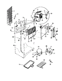 04 - Evaporator, Fan Assy. parts for Frigidaire Refrigerator RT196GCD2 from AppliancePartsPros.com