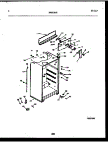 04 - Cabinet Parts parts for Frigidaire Refrigerator RT193MCD2 from AppliancePartsPros.com
