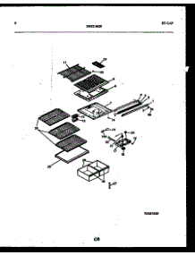 05 - Shelves And Supports parts for Frigidaire Refrigerator RT193MCD2 from AppliancePartsPros.com