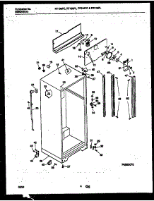 03 - Cabinet Parts parts for Frigidaire Refrigerator RT196PLW1 from AppliancePartsPros.com