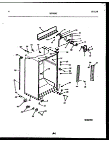 03 - Cabinet Parts parts for Frigidaire Refrigerator RT195SCW0 from AppliancePartsPros.com