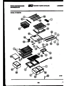 04 - Shelves And Supports parts for Frigidaire Refrigerator RT196MCW0 from AppliancePartsPros.com