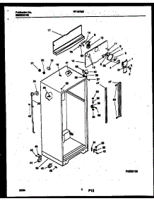 03 - Cabinet Parts parts for Frigidaire Refrigerator RT197MCW2 from AppliancePartsPros.com