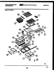 04 - Shelves And Supports parts for Frigidaire Refrigerator RT197MCV1 from AppliancePartsPros.com
