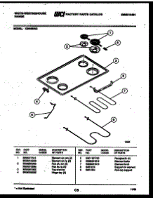 03 - Cooktop And Broiler Parts parts for Frigidaire Range KS540NKW2 from AppliancePartsPros.com