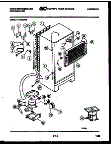 05 - System And Automatic Defrost Parts parts for Frigidaire Refrigerator RT197MCH0 from AppliancePartsPros.com
