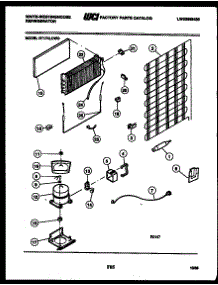 05 - System And Automatic Defrost Parts parts for Frigidaire Refrigerator RT216JCW3 from AppliancePartsPros.com