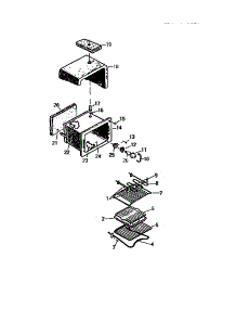 04 - Oven Cavity parts for Frigidaire Range KS860GDW1 from AppliancePartsPros.com