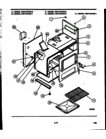 07 - Body Parts parts for Frigidaire Range PGF410HXW3 from AppliancePartsPros.com