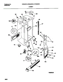 04 - Cabinet parts for Frigidaire Refrigerator WRS22WICW0 from AppliancePartsPros.com