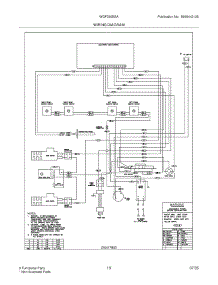 13 - Wiring Diagram parts for White Westinghouse Range WGF350ESA from AppliancePartsPros.com