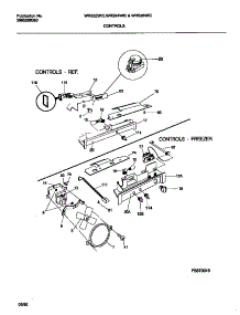 06 - Controls parts for Frigidaire Refrigerator WRS22WICW0 from AppliancePartsPros.com